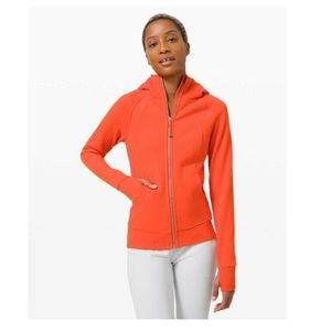 Lululemon Scuba Hoodie Size 6 Brick Red/Orange NWT